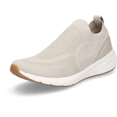 Afbeelding van Tamaris Instappers, Dames, Maat: 41, Ivory metallic Imitatieleer/ textiel