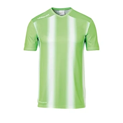Afbeelding van Uhlsport Stripe 2.0 Shirt Korte Mouw Heren Fluo Groen / Wit Maat: XL