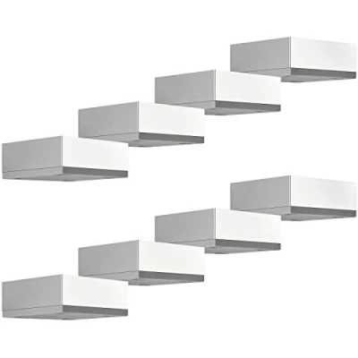 Afbeelding van 8x meubelvoeten MOTEL 65 x mm hoogte 25 gepolijst chroom van SOTECH