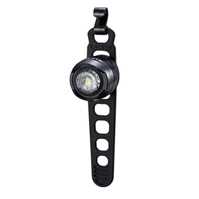 Afbeelding van CatEye Orb Koplamp Fiets Fietsverlichting LED Brandduur 50 tot 100 uur Batterij Drie lichtmodi Zwart