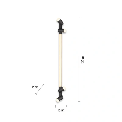 Afbeelding van Paul Neuhaus Strakke plafondlamp Pure Lines Spot antraciet 6121 13