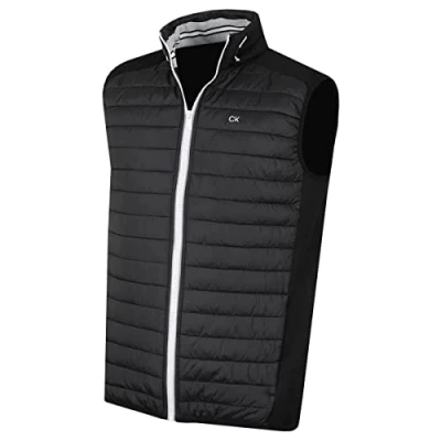 Afbeelding van Calvin Klein Heren bodywarmer golfgilet Zwart/Zilver L