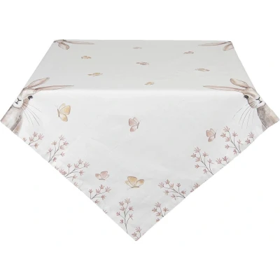 Afbeelding van Clayre &amp; Eef Beige Tafelkleed 150*250 cm REB05