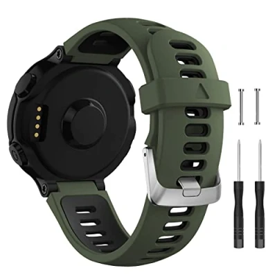 Afbeelding van Hatolove Forerunner 735XT armband, siliconen reservearmband horlogeband voor 735XT/Forerunner 235/Forerunner 235 Lite/Forerunner 230/220/Forerunner 620/Forerunner 630/Approach S20/S2/S6