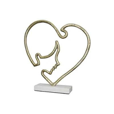 Afbeelding van GILDE Sierobject voor aan de wand Sculptuur Modern Face (1 stuk)