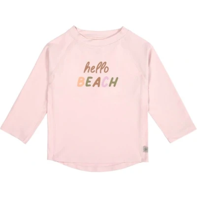 Afbeelding van Lässig Zwemshirt Rashguard Lange Mouw Splash &amp; Fun Hello Beach light pink, 13 18 mnd. Maat 86
