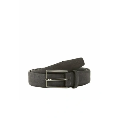 Afbeelding van TOM Tailor MIT Rechteckiger Schnalle Riem, Heren, Maat: 85, Grey uni