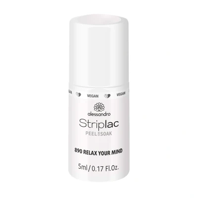 Afbeelding van alessandro UV Striplac PEEL OR SOAK Nagellak: base coat, Maat: One Size, Relax your mind shimmer