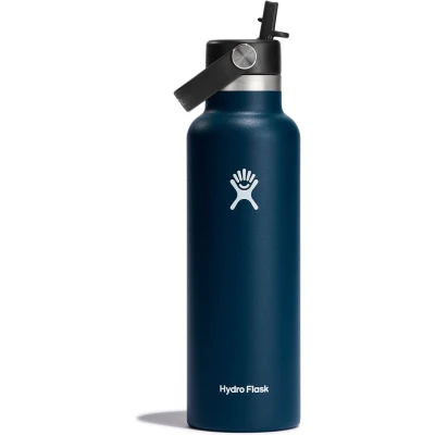 Afbeelding van Hydro Flask Standard Mouth Flex Straw Cap Drinkfles (621 ml) Indigo