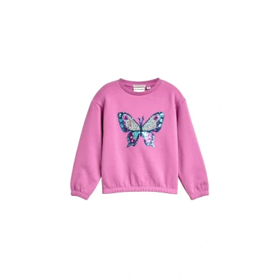 Afbeelding van TOM Tailor MIT Wendepailletten Sweater voor kinderen, Maat: 92/98, Flashy mauve