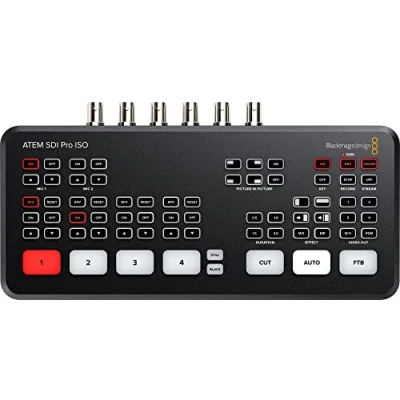 Afbeelding van Blackmagic Design ATEM SDI Pro ISO Streaming Mixer
