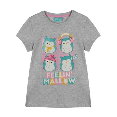 Afbeelding van Squishmallows Wit T shirt voor meisjes Maat 134 140 Squish Squad