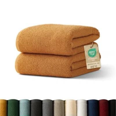 Afbeelding van Blumtal Terry Handdoeken Set 2 x Handdoek 50 100 cm Pompoen
