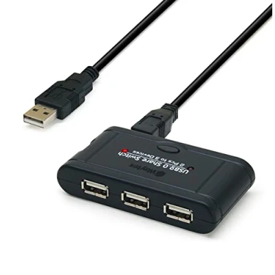 Afbeelding van WAYTEX 28504 USB hub 2.0, 3 A, zelfvoorzienend voor 1 pc of 2 kabel 1,00 m inbegrepen