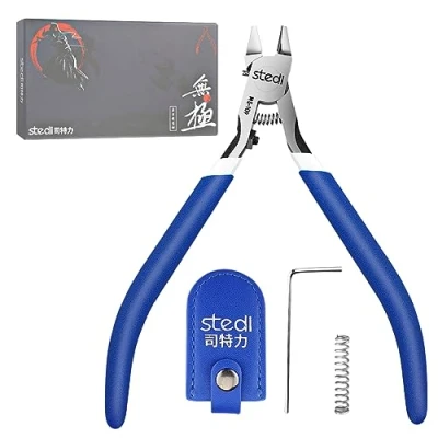 Afbeelding van stedi 5 &quot;Model Nipper, met ultradunne Single Edge en Blade Case Plastic Model Gereedschap voor Gundam Repareren Bevestiging, Blauw