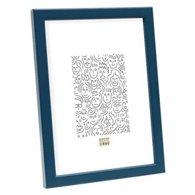 Afbeelding van Deknudt Frames fotolijst Blauw Smal S41JL6 Voor foto: 15x20 cm