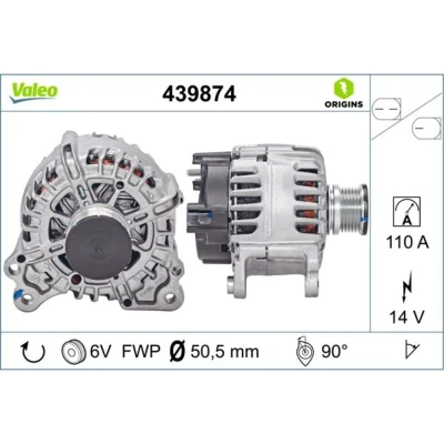 Afbeelding van Valeo Alternator/Dynamo 439874