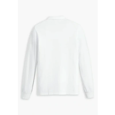 Afbeelding van Levi&#039;s Slim Housemark Polo met lange mouw Men&#039;s M Wit / Bright White