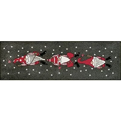 Afbeelding van wash+dry by Kleen Tex Loper Winterkabouters Inloopmatten, antislip, wasbaar, ideaal in entree &amp; hal