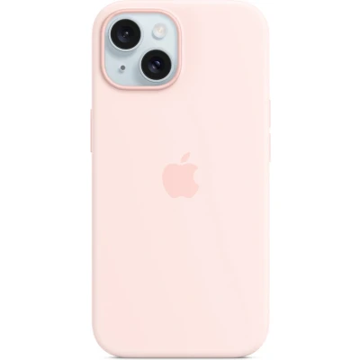 Afbeelding van Apple Silicone Case iPhone 15 Light Pink
