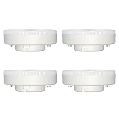 Afbeelding van Akynite Lamp GX53 9W LED koel wit 6000K 800LM, AC 230V, 180 graden licht, vervangt halogeenlamp &amp; CFL, inbouwspot koudwit voor kastlamp, niet dimbaar, set van 4