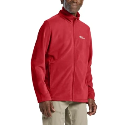 Afbeelding van Jack Wolfskin Taunus Fleecejas, Heren, Maat: Small, Red