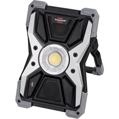 Afbeelding van Brennenstuhl Mobiele LED bouwlamp RUFUS 3010 MA met Bluetooth luidspreker (LED werklamp powerbankfunctie, incl. laadkabel, gegoten aluminium behuizing, 3000lm, IP65)