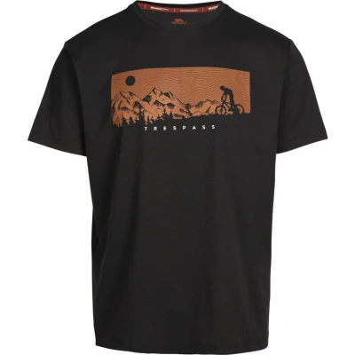Afbeelding van Trespass Heren Nellow Biker T shirt, Zwart, M