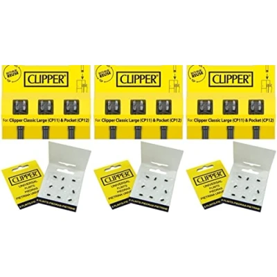 Afbeelding van Clipper® aansteker accessoires vuursteen flintsysteem (3x + 3x flintsysteem)