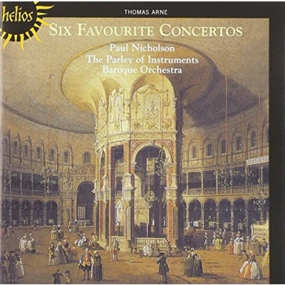 Afbeelding van Paul Nicholson, The Parley Of Instruments Baroque Orchestra Arne: Six Favourite Concertos (CD)