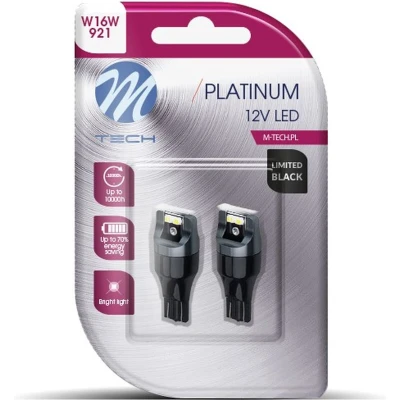 Afbeelding van M Tech Led W16W 12V Platinum Canbus 15x diode Wit Set