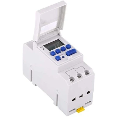 Afbeelding van Elektronische relaistijdschakelklok LCD voorinstelling wekelijks programmeerbaar 16on 16off timer herbruikbare verpakking (220V)