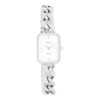Afbeelding van zilverkleurige OOZOO horloge met grove schakelarmband C20360
