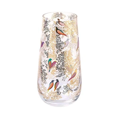Afbeelding van Sara Miller SM79259 XD Portmeirion Medium vaas Chelsea Collection Vogel in boom, porselein