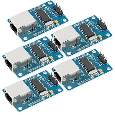 Afbeelding van AZDelivery 5 x ENC28J60 Ethernet Shield LAN Netwerkmodule compatibel met Arduino Inclusief E Book!