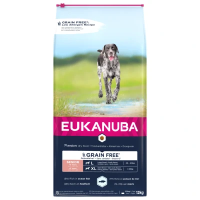 Afbeelding van Eukanuba Senior Large Breed Graanvrij Zeevis Hondenvoer 12 kg