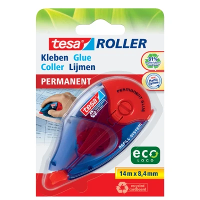 Afbeelding van Lijmroller Tesa ecoLogo navulbaar permanent op blister