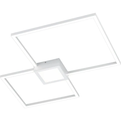 Afbeelding van Trio leuchten LED Plafondlamp 28W Natuurlijk Wit 4000K Dimbaar Vierkant Aluminium