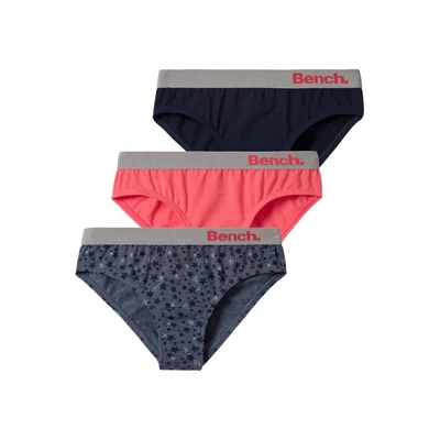 Afbeelding van Bench 3 PACK Slip voor kinderen, Maat: 122/128, Coral/blue
