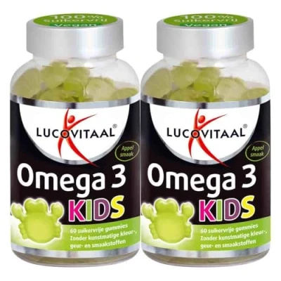 Afbeelding van 2x Lucovitaal Gummies Omega 3 Kids 60