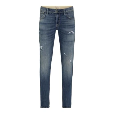 Afbeelding van Jack &amp; Jones Jjiliam Jjcole Slim fit jeans, Heren, Maat: 28x32, Blue denim