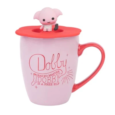Afbeelding van Grupo Erik Harry Potter keramische mok met deksel Dobby 35 cl 350 ml 11 oz Koffiemok, theemok, coole mokken mok, geschenken, merchandise