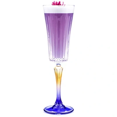 Afbeelding van RCR Italian Gipsy Calice Champagneglas 21 cl set van 6 Gekleurde Champagneflutes