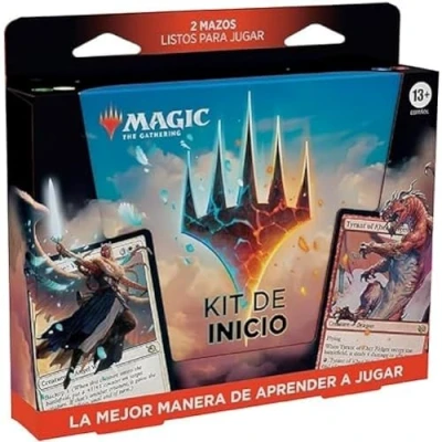 Afbeelding van Magic: The Gathering Starter Kit 2023 Leer spelen met 2 gebruiksklare decks + online spelcodes (fantasy kaartspel voor spelers)