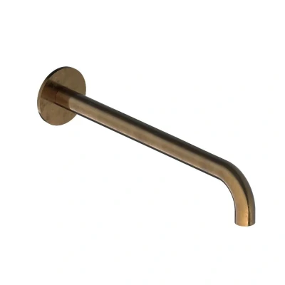Afbeelding van HotBath Cobber Uitloop 25cm CB095 25 Verouderd Messing