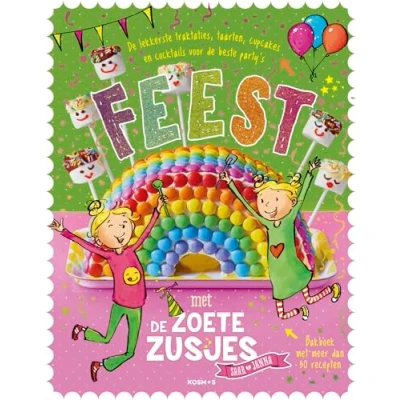 Afbeelding van Feest met de Zoete Zusjes bakboek
