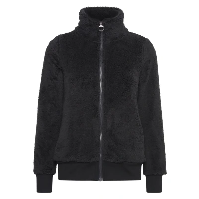 Afbeelding van Oxmo Anneka Fleecejas, Dames, Maat: Large, Black