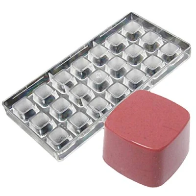 Afbeelding van DUBENS Vierkante Vorm Polycarbonaat Chocolade DIY Handgemaakte PC Gebak Gereedschap
