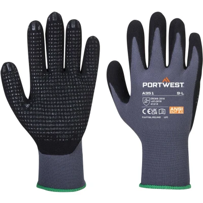 Afbeelding van DermiFlex Plus Handschoen maat 3 XL, GreyBk