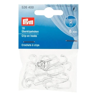 Afbeelding van Prym clip on transparante (6 mm) haak 1 Stuk